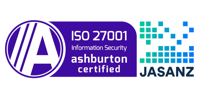 ISO 27001 Information Security certified, Ashburton Certified